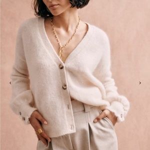 Sezane MIA CARDIGAN - Natural